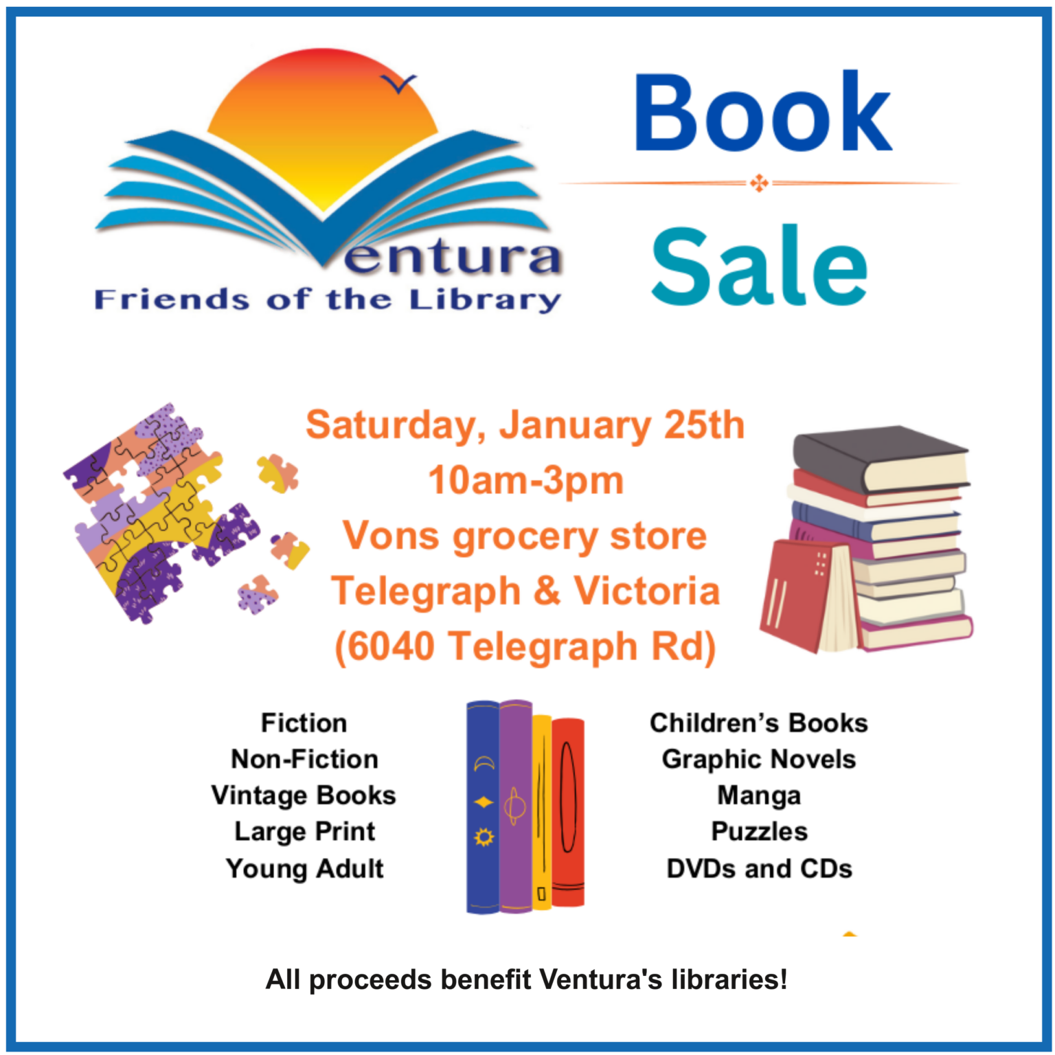 Book Sales Ventura Friends of the Library